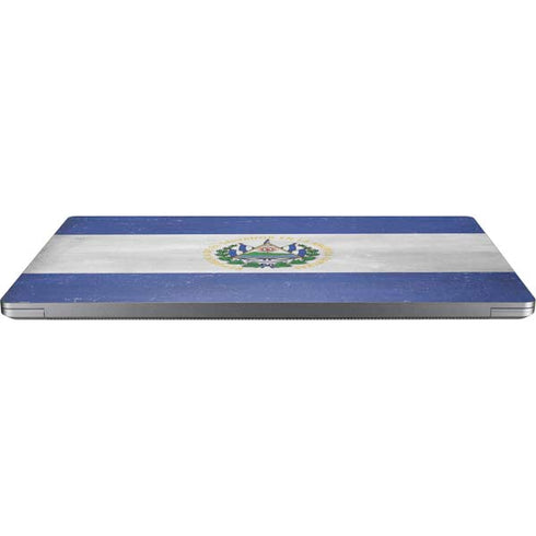 El Salvador Flag Distressed Universal Laptop 16.6in (13.4 x 9.7in) Skin
